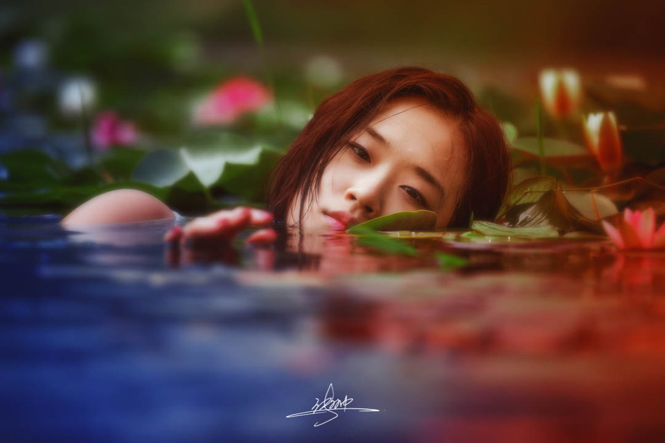 湿身女子水中小清晰图  第8张