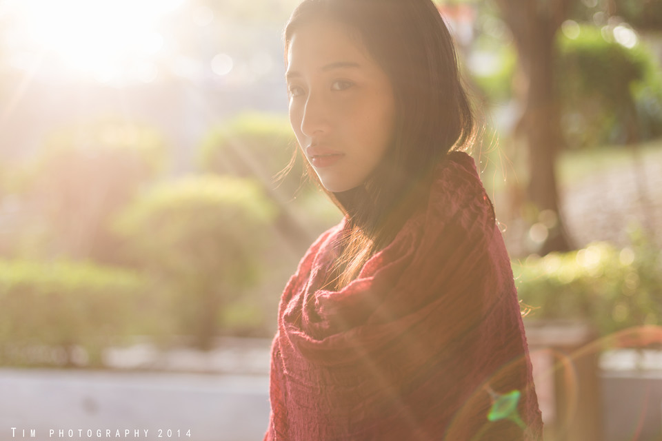 逆光少女黄昏清纯图  第6张