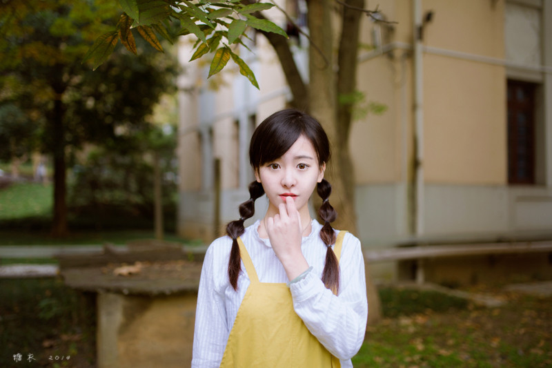 秋日清纯美女迷人图  第8张