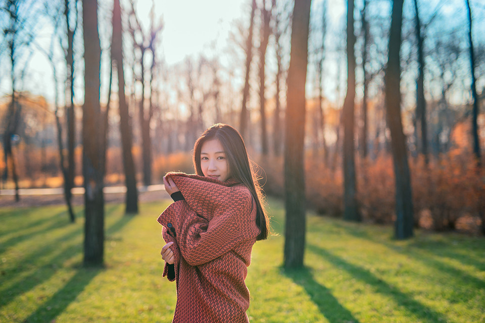 甜美女子冬日清纯写真  第7张
