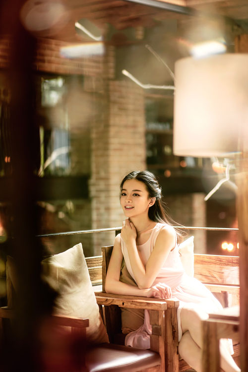 小清新美女的咖啡店清纯图  第10张