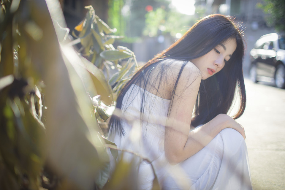 长发美女森林清纯图  第11张