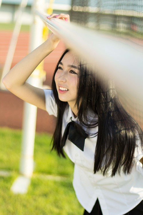 校花的清纯可人丽人  第2张