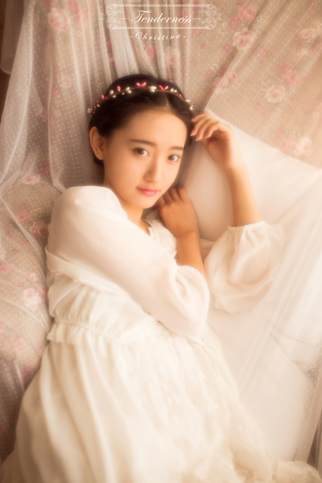 纯白私房照甜美清纯女  第6张