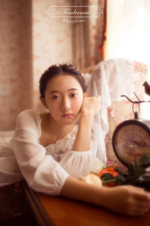 纯白私房照甜美清纯女  第8张