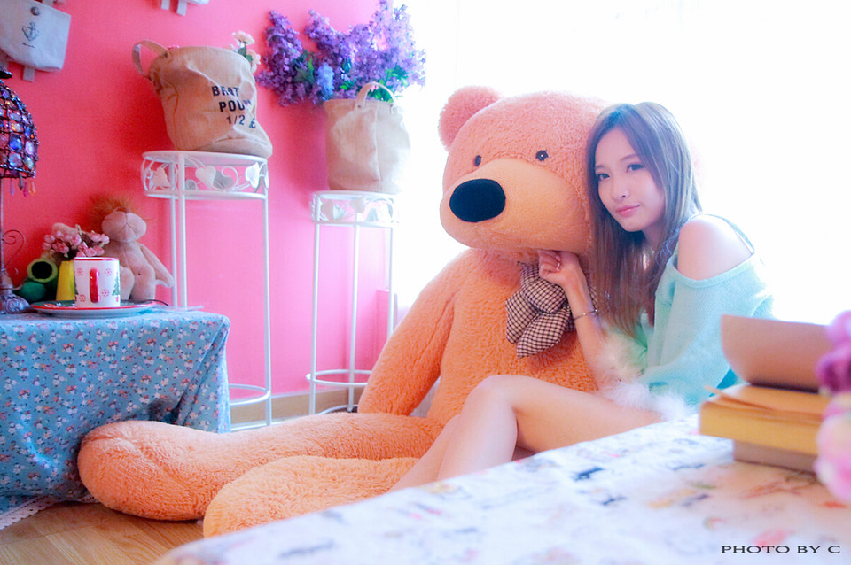 甜美女子私房小清新图  第16张