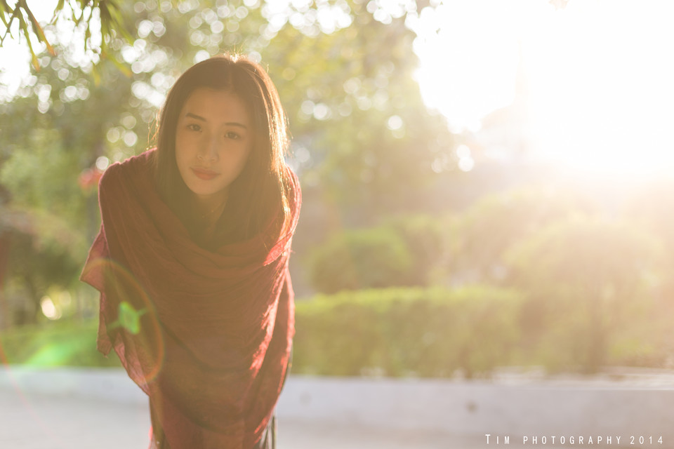 逆光少女黄昏清纯图  第5张