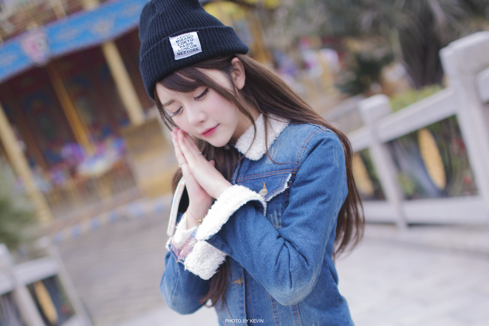 游乐园甜美清纯少女  第4张