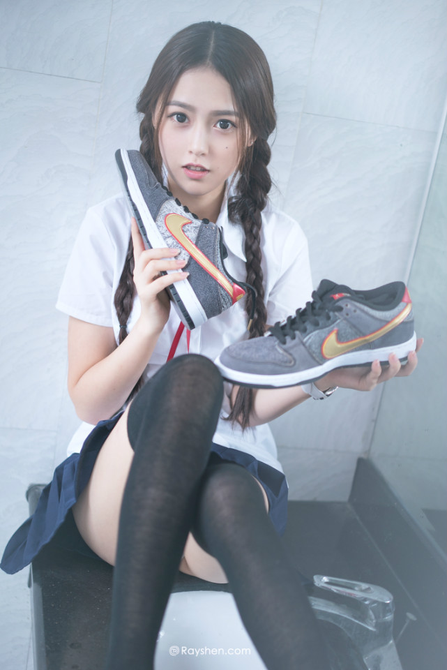 双马尾的清纯女生甜美图  第3张