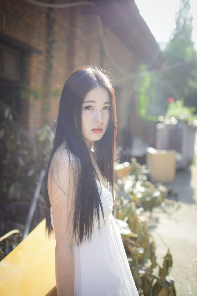 长发美女森林清纯图  第10张