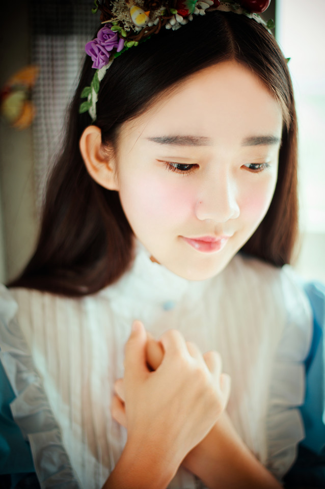 甜美女孩清纯制服图  第6张