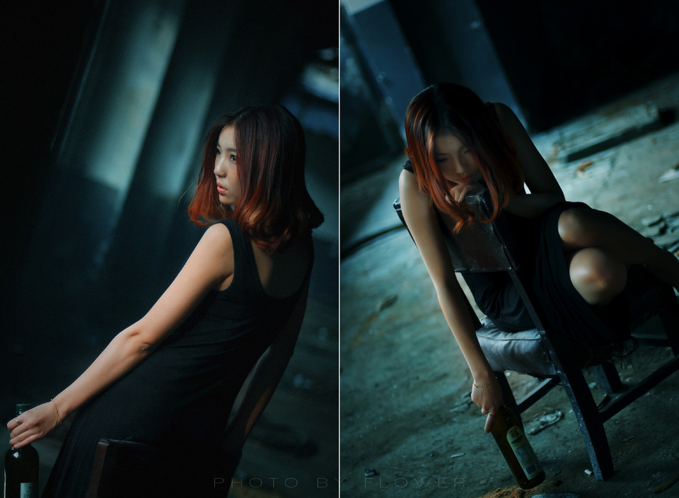 黑裙女子废楼的沉淀图  第10张